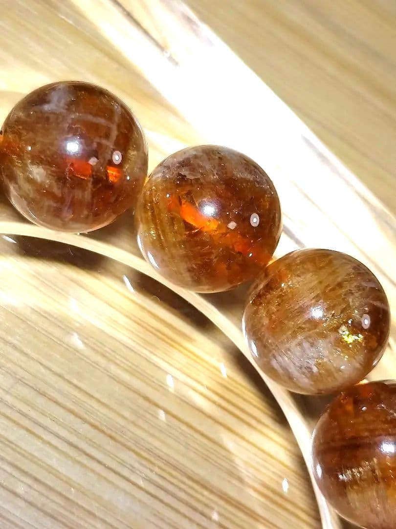 【金運・繁栄・成功】セリサイトインシトリン12.6mm大玉