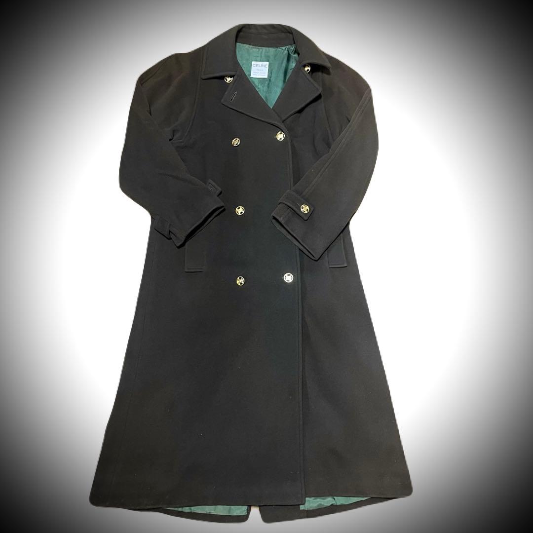 OLD CELINE 90s チェスターコート 金ボタン トリオンフ