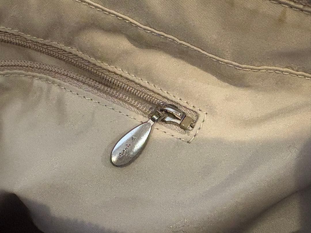 【姉妹ママさん専用】agnes b. アニエスベー バッグ ベージュ トートバッ