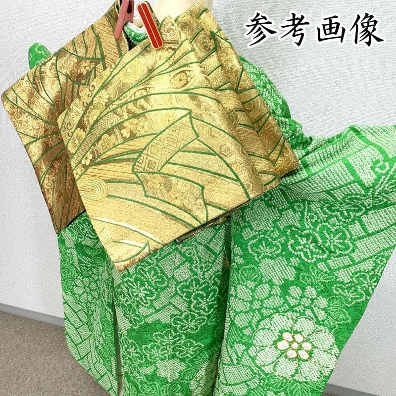 404z62, 409u4☆振袖 小柄な方にも 総絞り 金駒刺繍 成人式☆美品