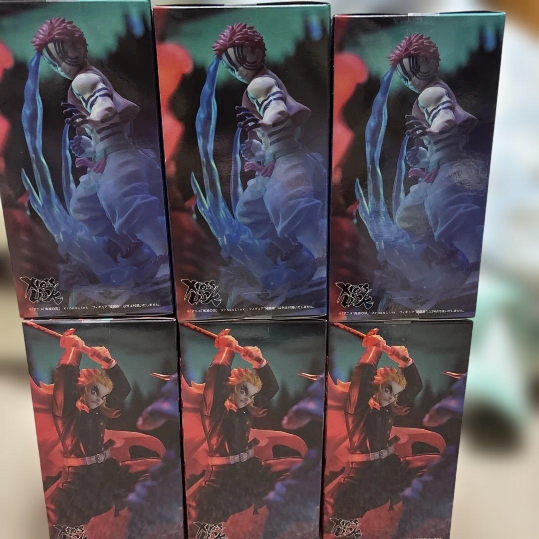 鬼滅の刃 XrossLink煉獄杏寿郎　猗窩座 フィギュア　全6体