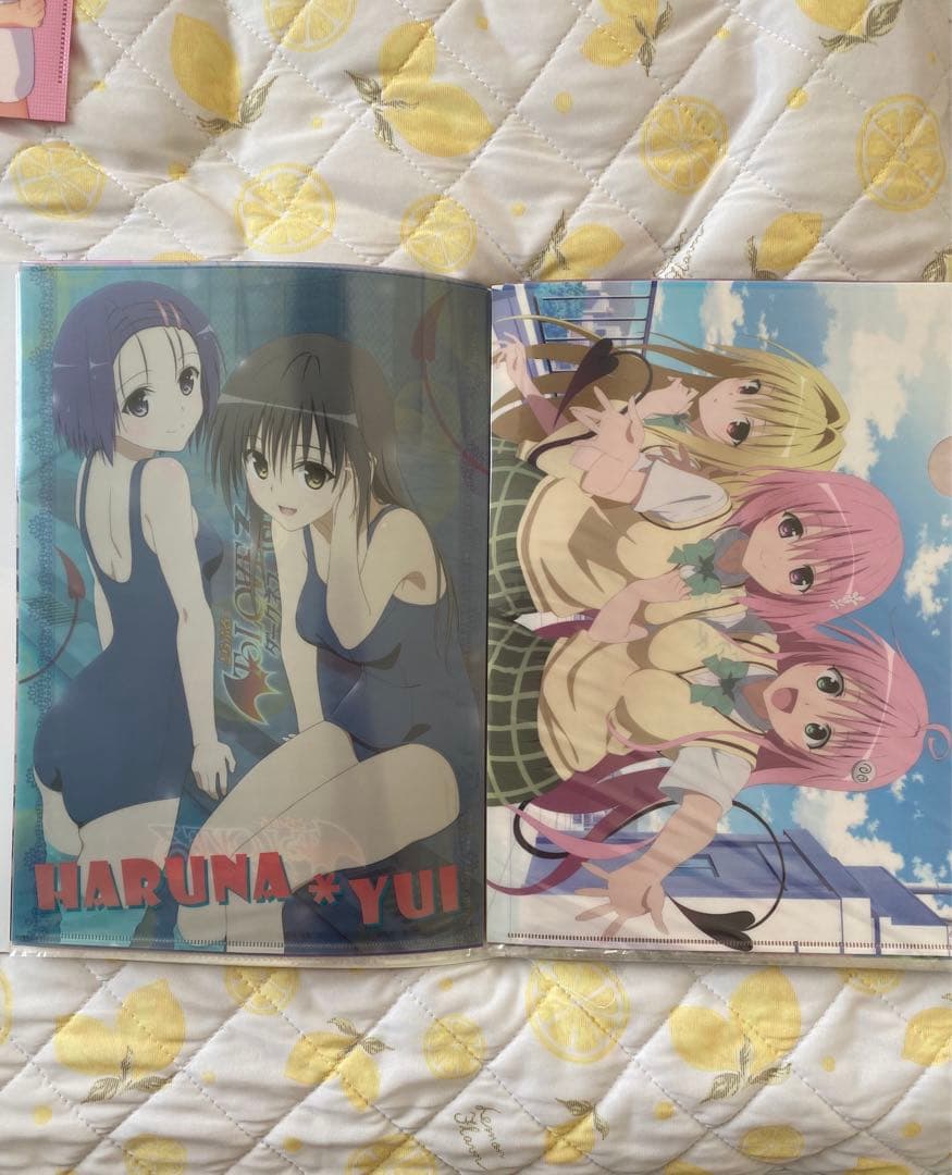 とらぶる　to loveる　ダークネス　クリアファイル　セット　タイトー　くじ