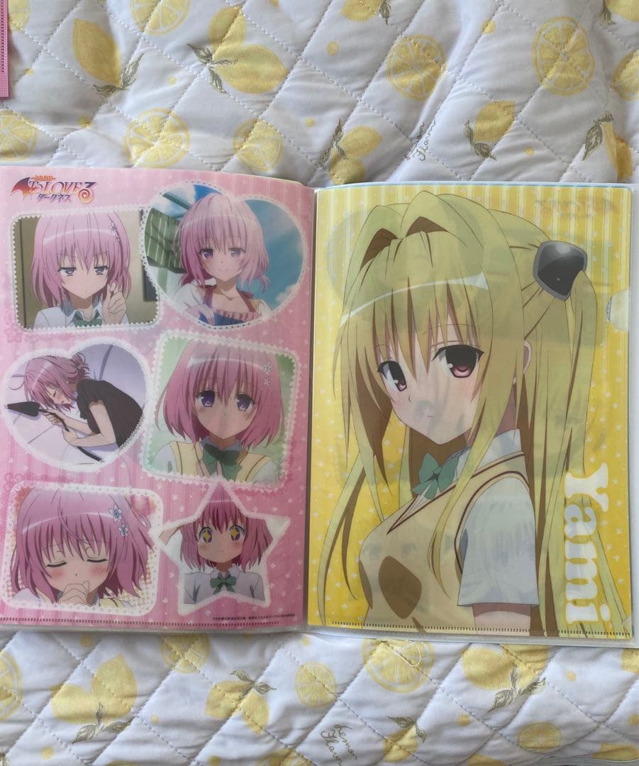 とらぶる　to loveる　ダークネス　クリアファイル　セット　タイトー　くじ