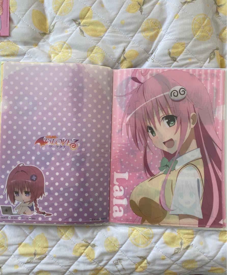 とらぶる　to loveる　ダークネス　クリアファイル　セット　タイトー　くじ