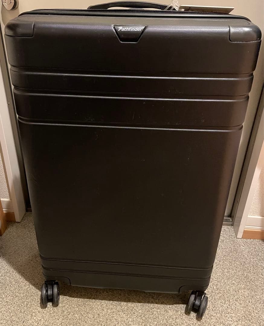 大容量 Pathfinder キャリーケース トランクケース トラベルバッグ 黒