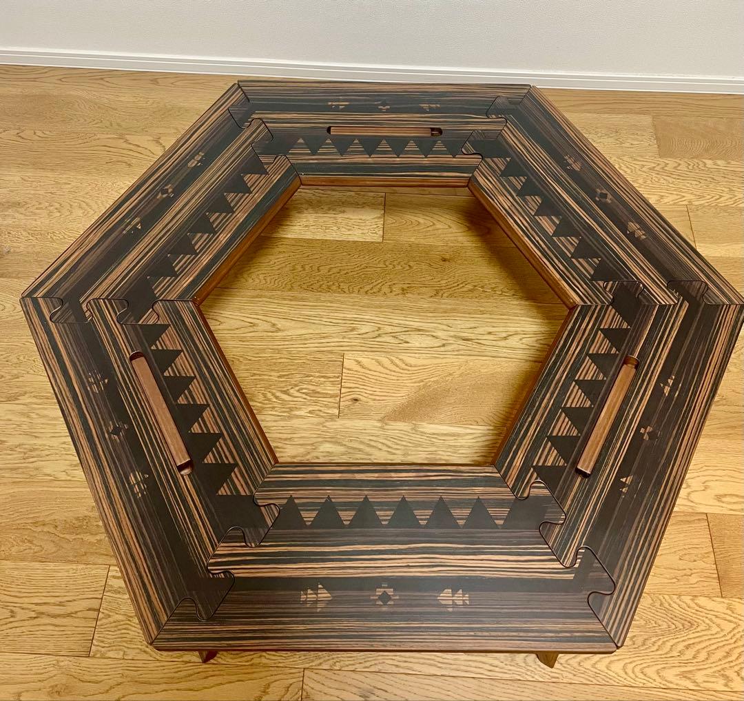 WARUしま次郎　ヘキサテーブル　TheArth キャンプ