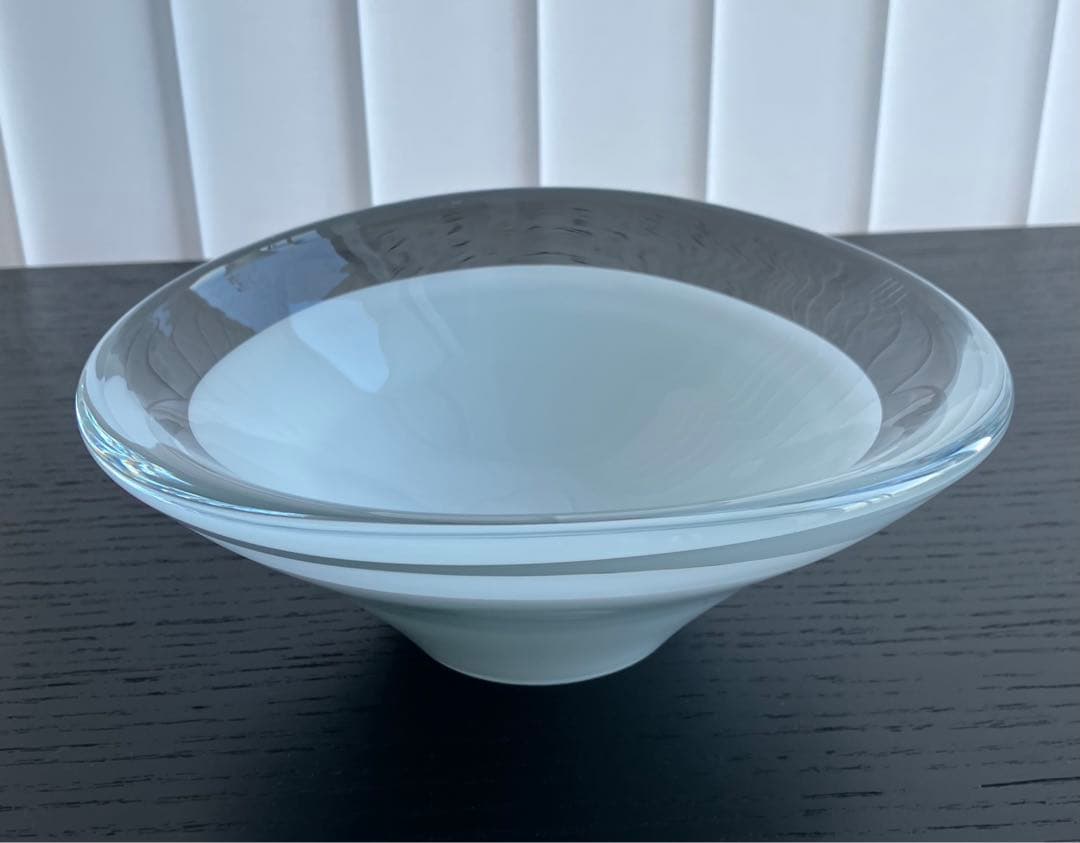 ティファニー　クリスタルオーバルボウル