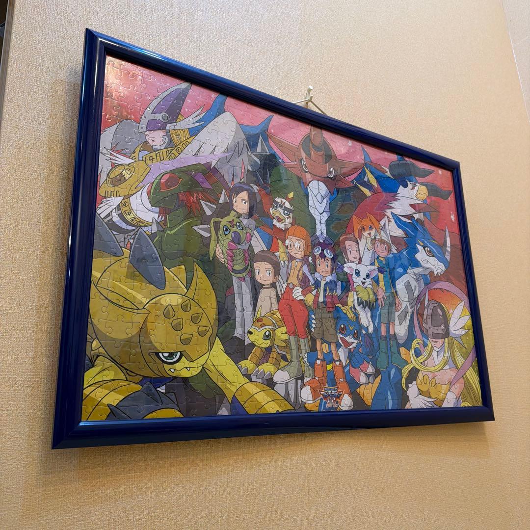 デジモンアドベンチャー 02 ジグソーパズル フレーム付き　完成品