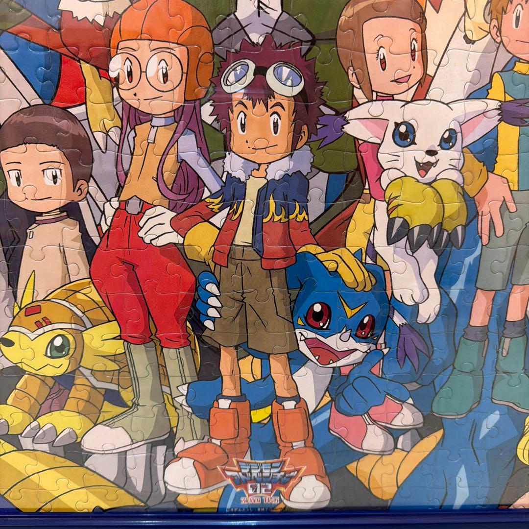 デジモンアドベンチャー 02 ジグソーパズル フレーム付き　完成品
