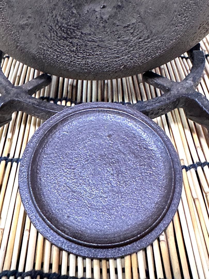 未使用品　南部釜師匠　清光堂　佐藤清光造　１５型アラレ　はなこ様売約済み