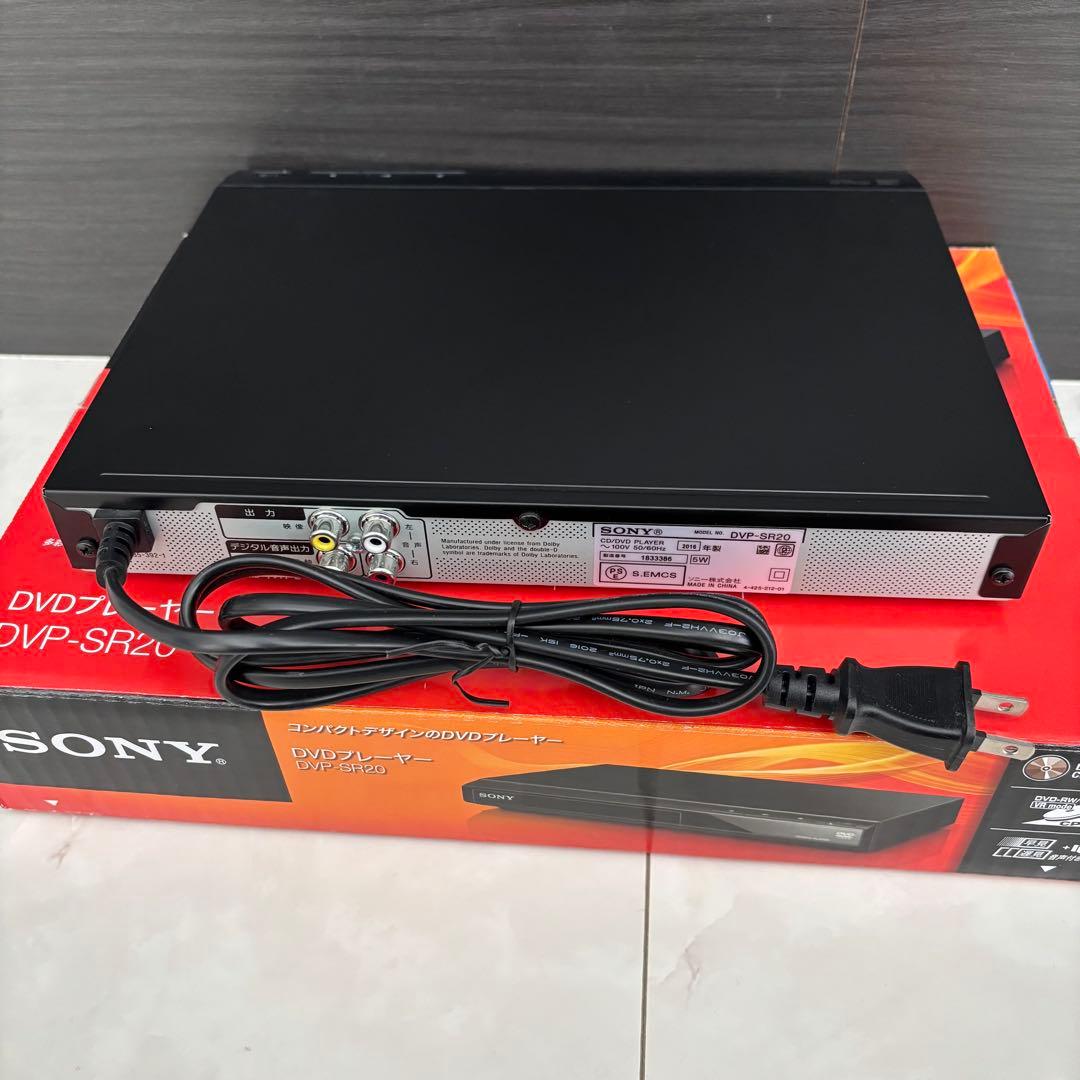未使用・保証付★ソニー DVDプレーヤー ブラック 再生 DVP-SR20 BC