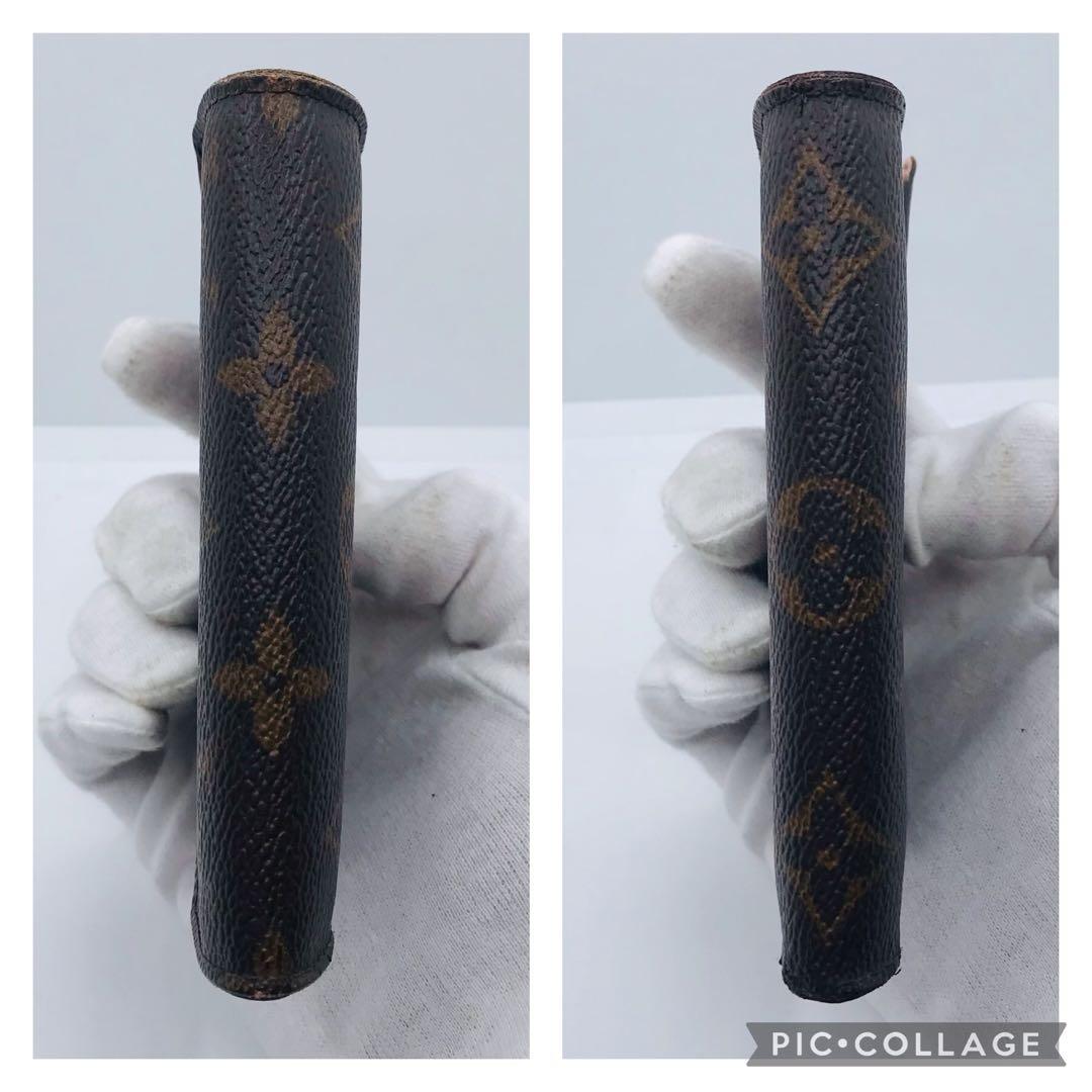 ルイヴィトン✨ポルトフォイユ ヴィクトリーヌ ローズバレリーヌ 三つ折り財布 茶