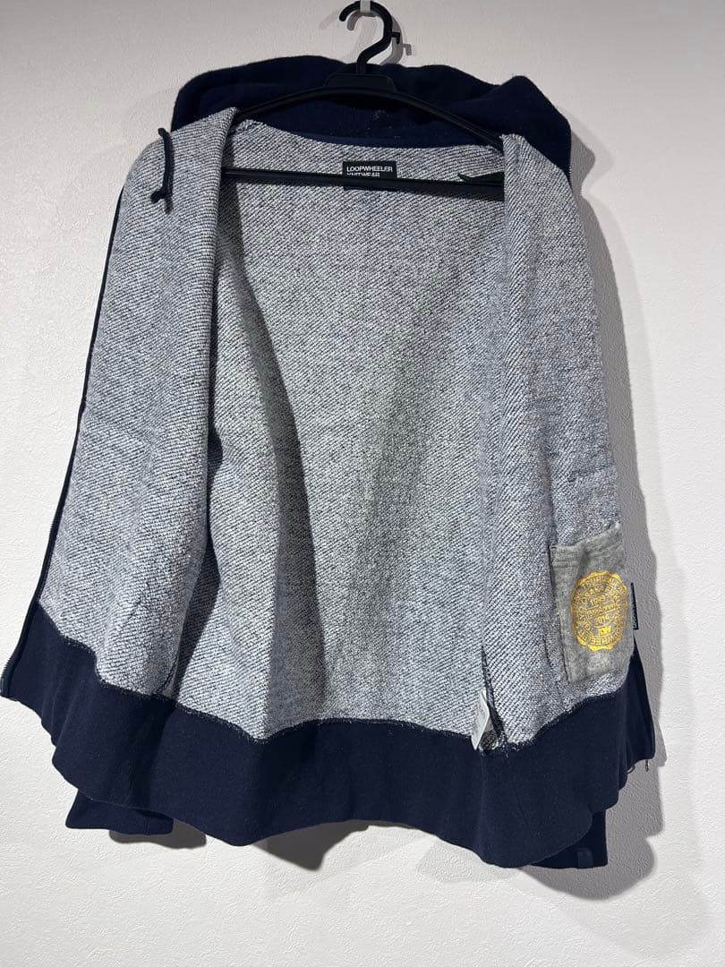 Loopwheeler 15周年限定　ウールジップパーカー　ジップフーディー