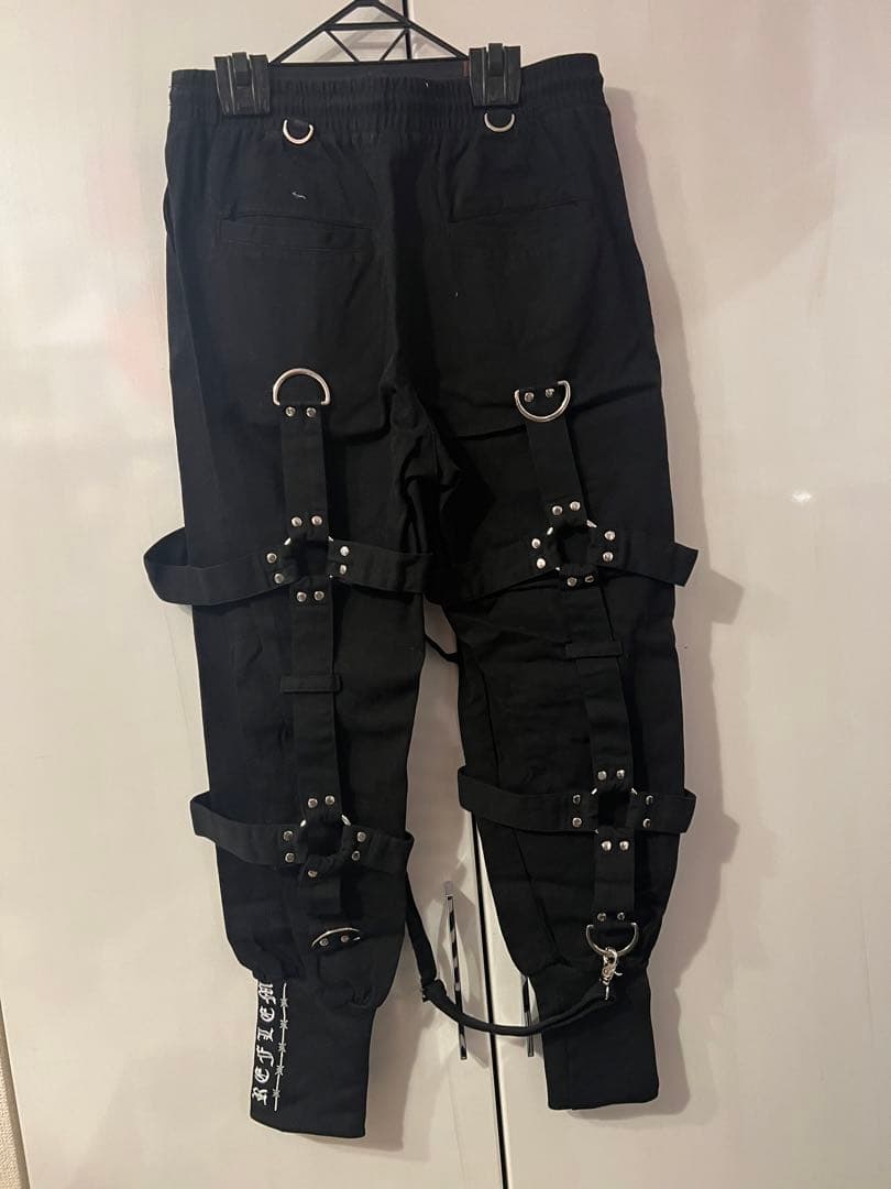 『REFLEM/レフレム』ボンテージカーゴパンツ　Black