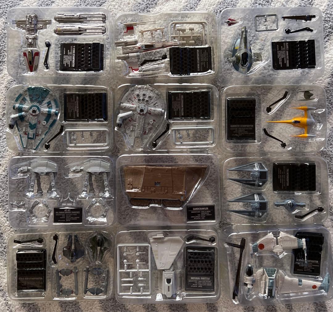 STAR WARS ビークルコレクション 12個セット 塗装済完成品