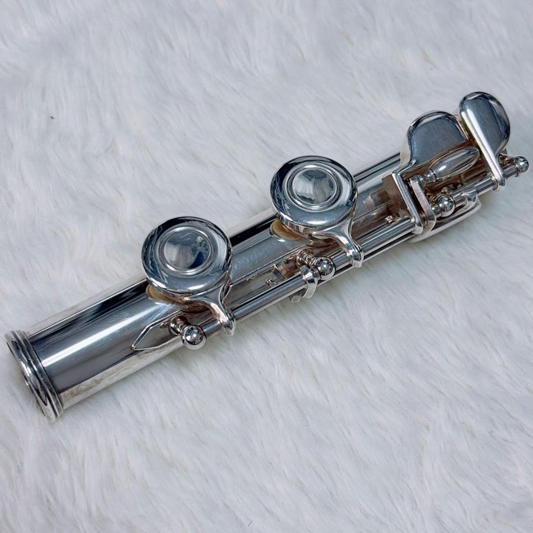 美品 YAMAHA ヤマハ フルート 後期モデル YFL-221 Eメカ付き