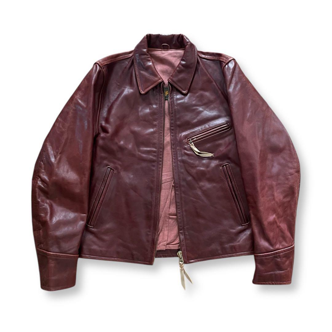 Vintage Leather Jacket ステアハイド 肉厚 TALON