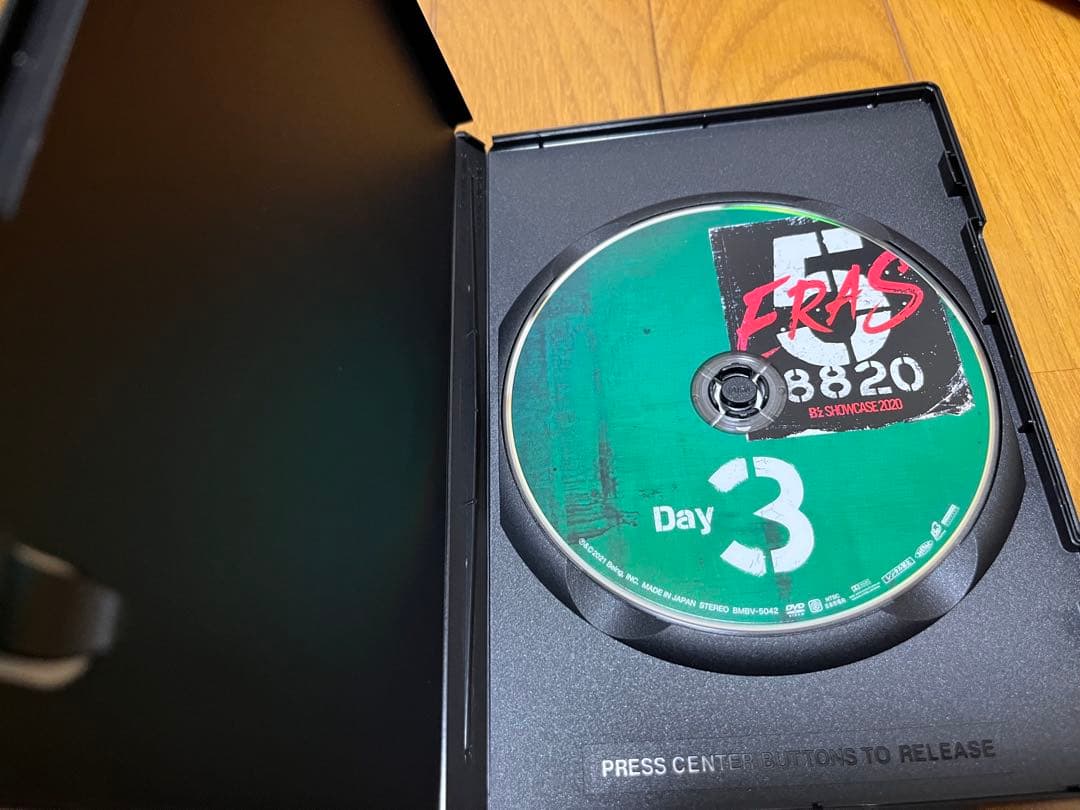 B'z ERAS 8820 Day 1-5 DVDセット