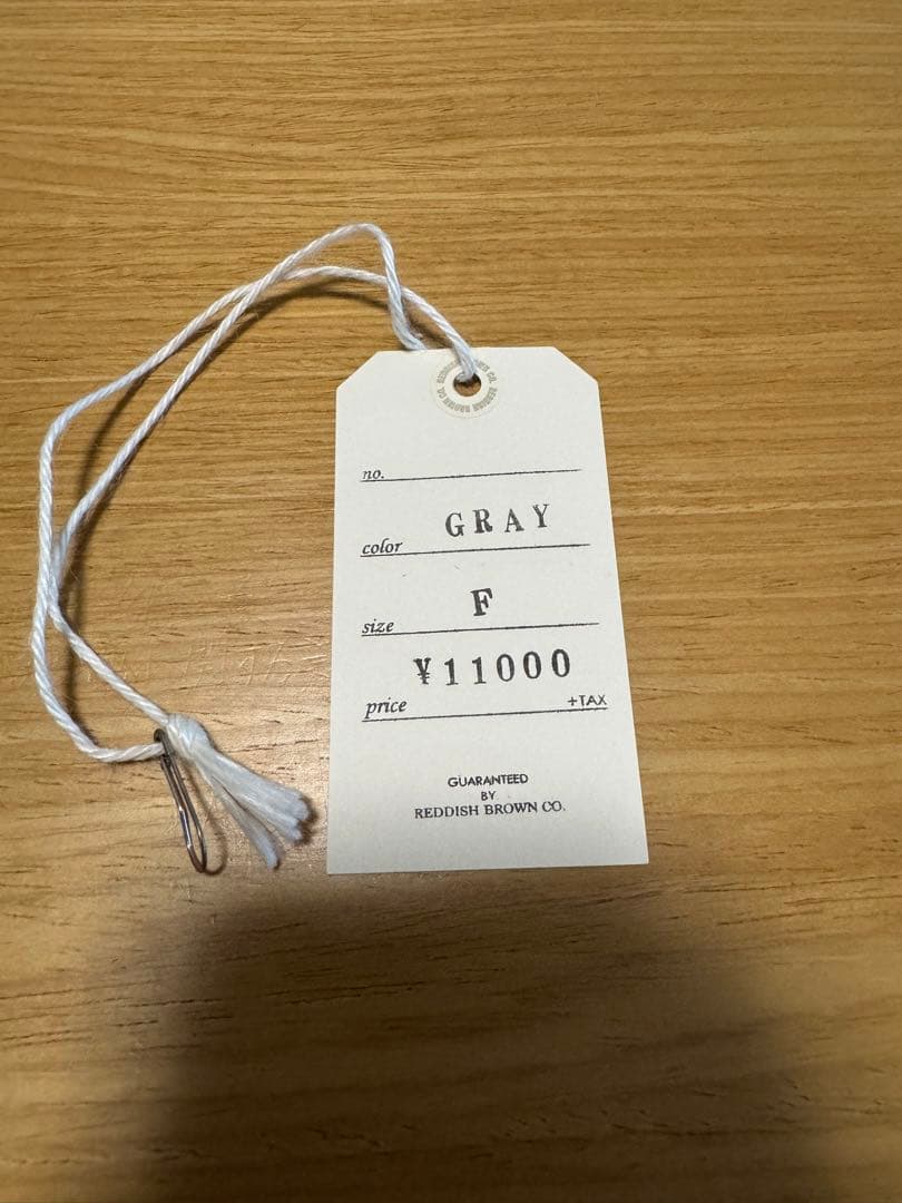 REDDISH BROWNのKNIT GLOVE