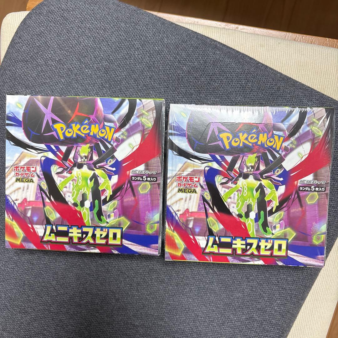 シュリンク付 ポケモンカードゲーム MEGA 拡張パック ムニキスゼロ 1BOX