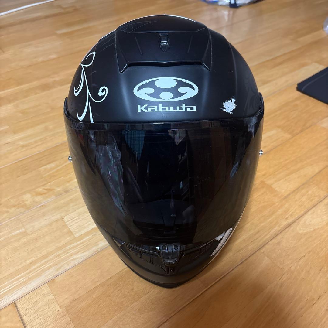 カブト kabuto バイク ヘルメット フルフェイス 黒