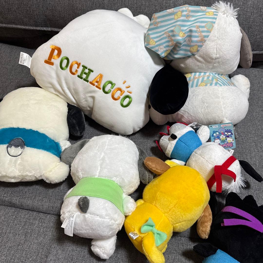 大量36個♡Sanrio ポチャッコぬいぐるみ＆貯金箱などグッズまとめ売り