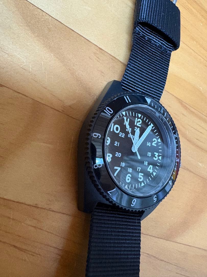 BENRUS 腕時計 メンズ TYPE-III BK