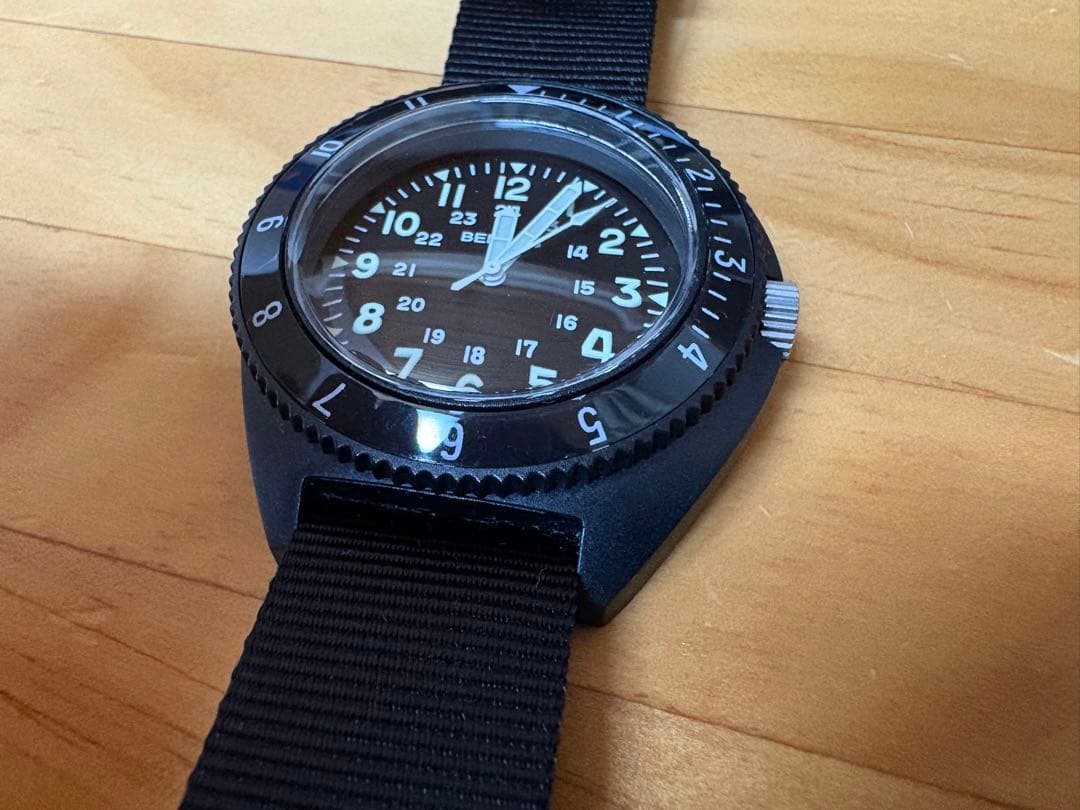 BENRUS 腕時計 メンズ TYPE-III BK