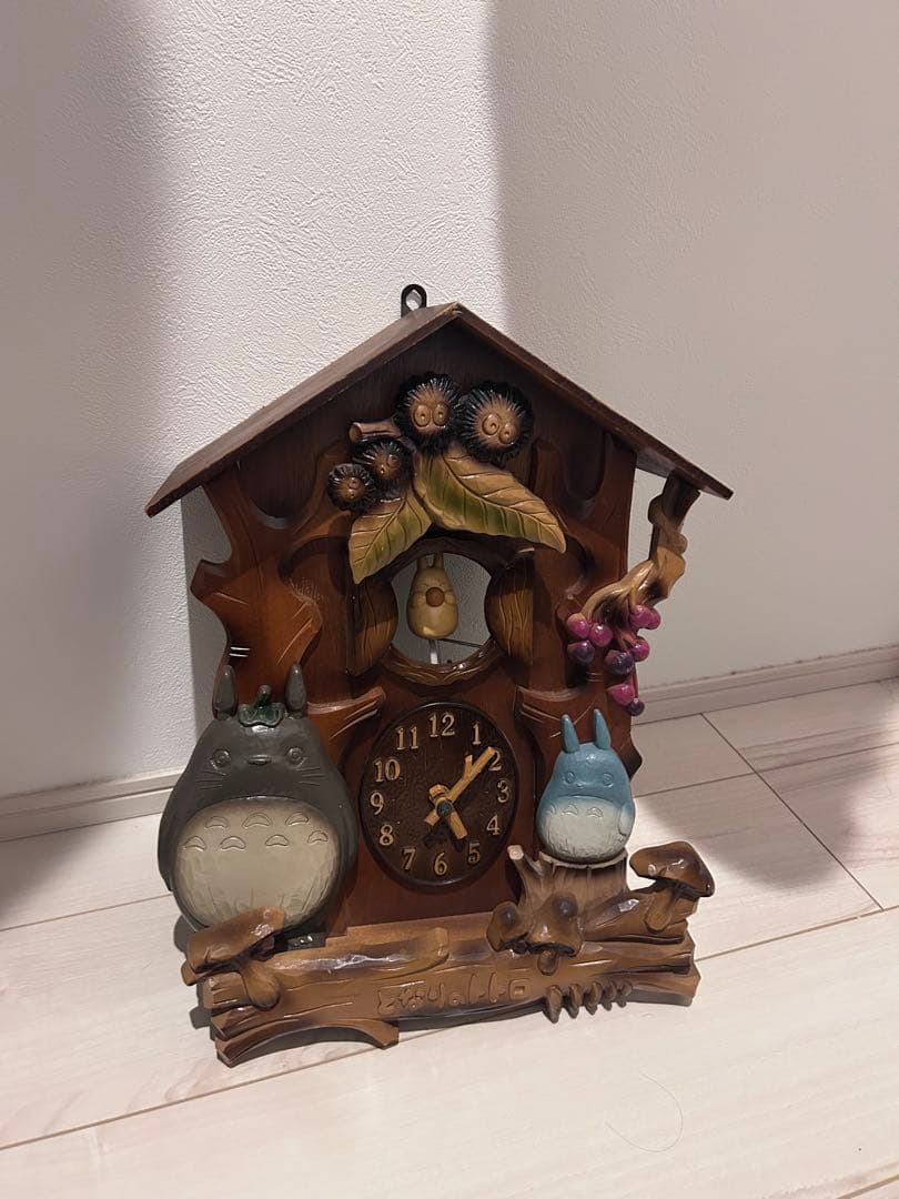 リズム　となりのトトロからくり時計ジャンク