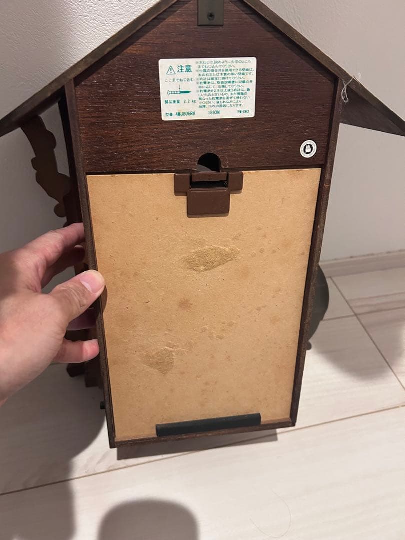 リズム　となりのトトロからくり時計ジャンク