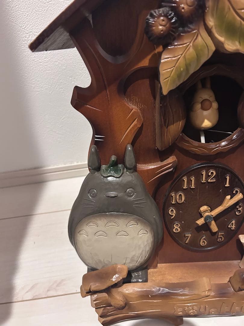 リズム　となりのトトロからくり時計ジャンク