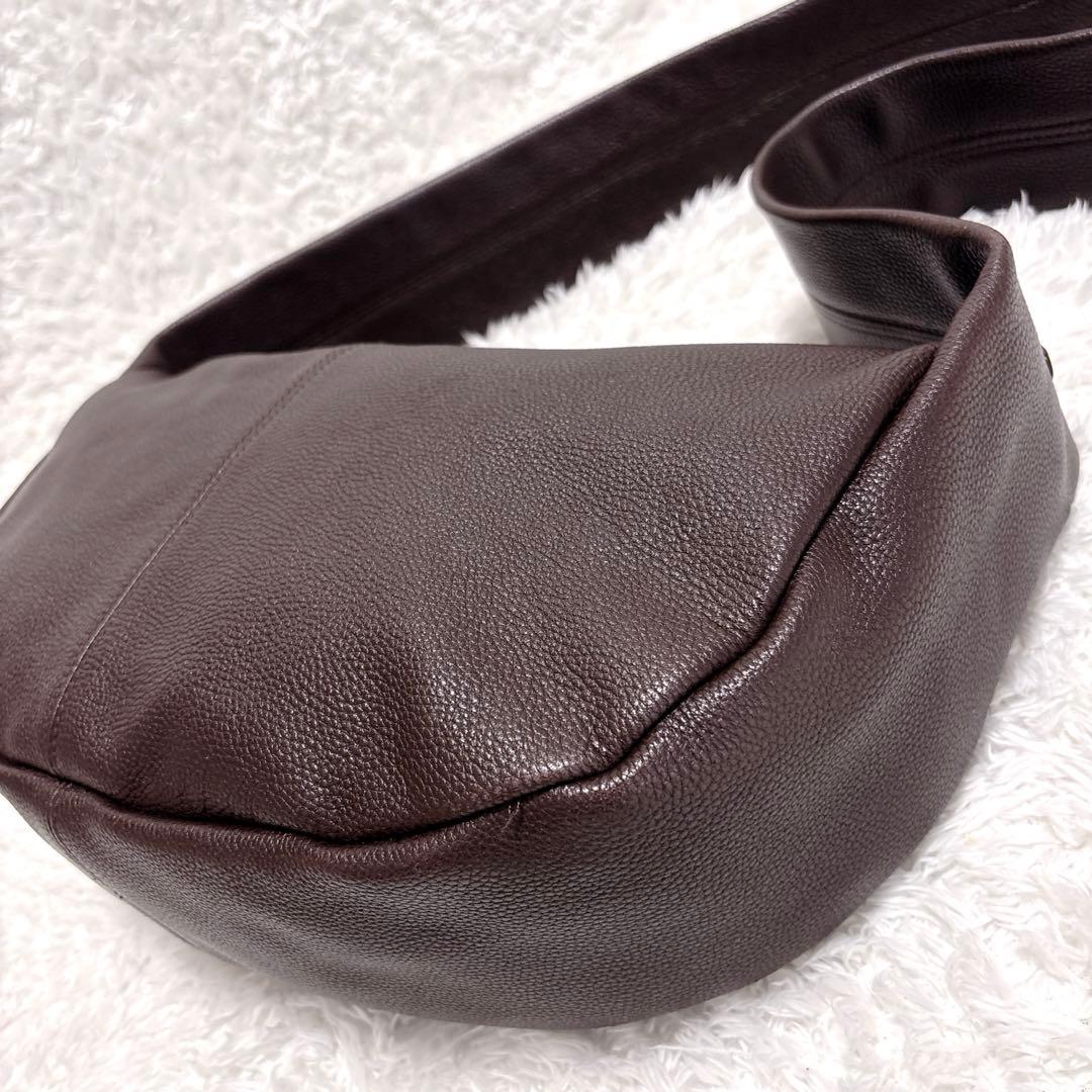 【未使用級】TODAYFUL レザー ショルダーバッグ ブラウン系