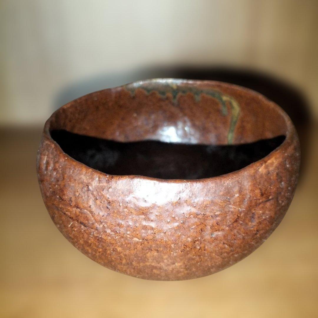 茶碗 自然な質感 茶色