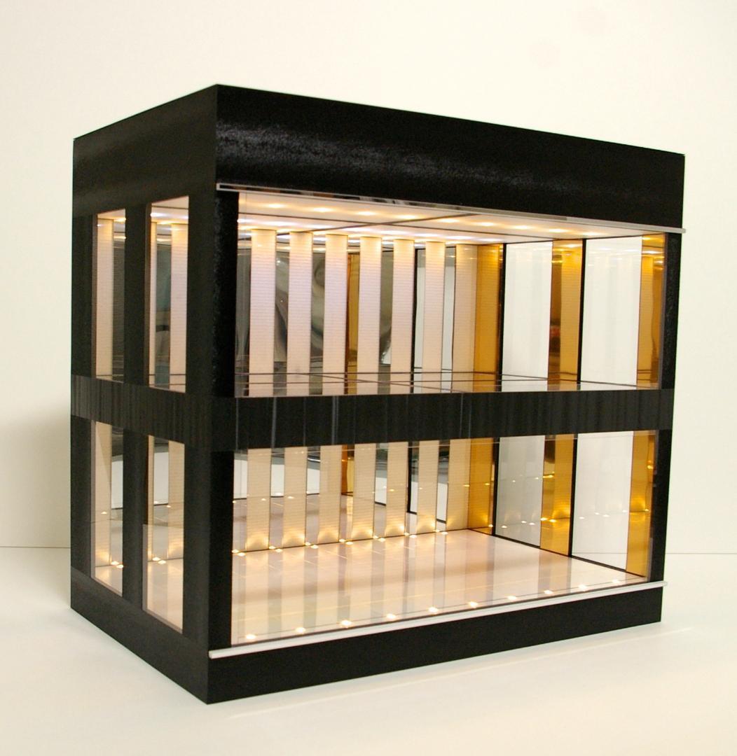 こう。オーダー品・USB電源 2層式・ディスプレーBOX / ネオジオラマ