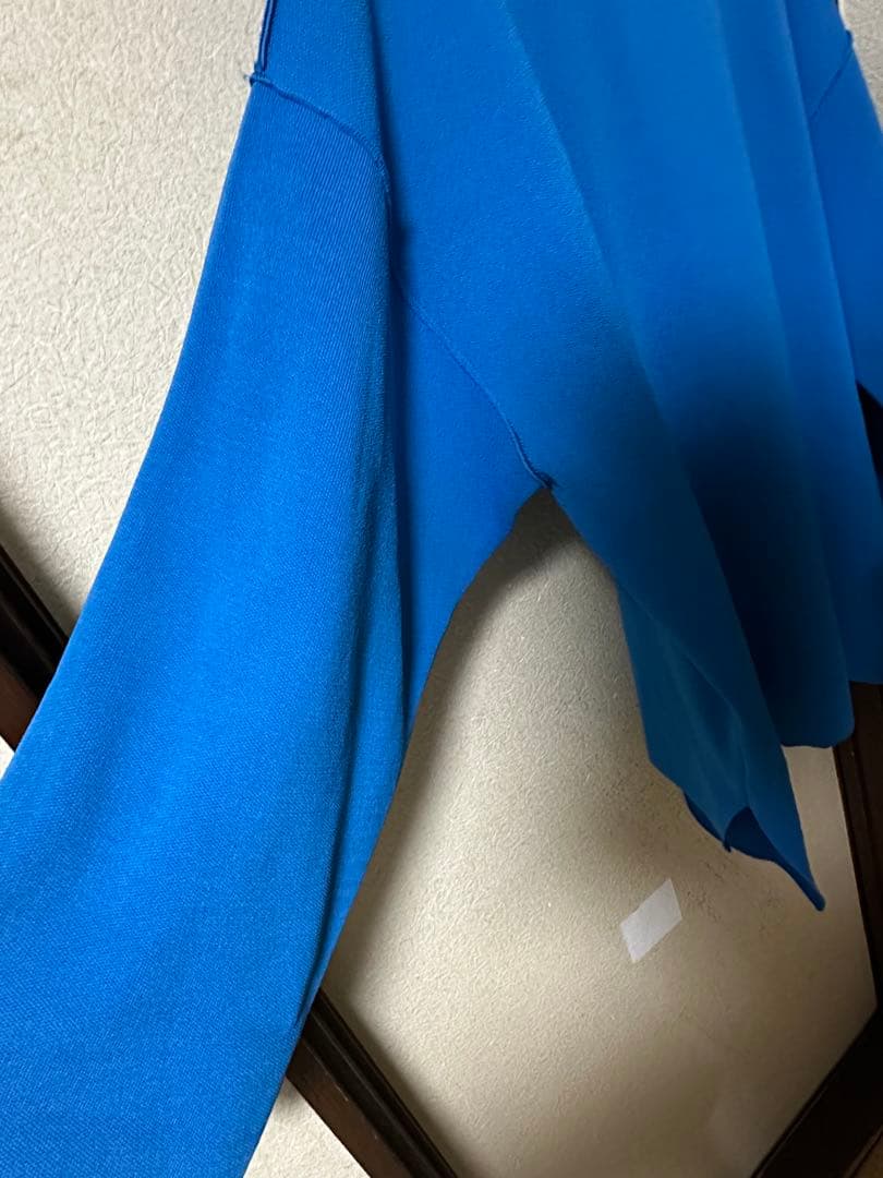 ダブルフェイスハーフジッププライムオーバーニットポロシャツ