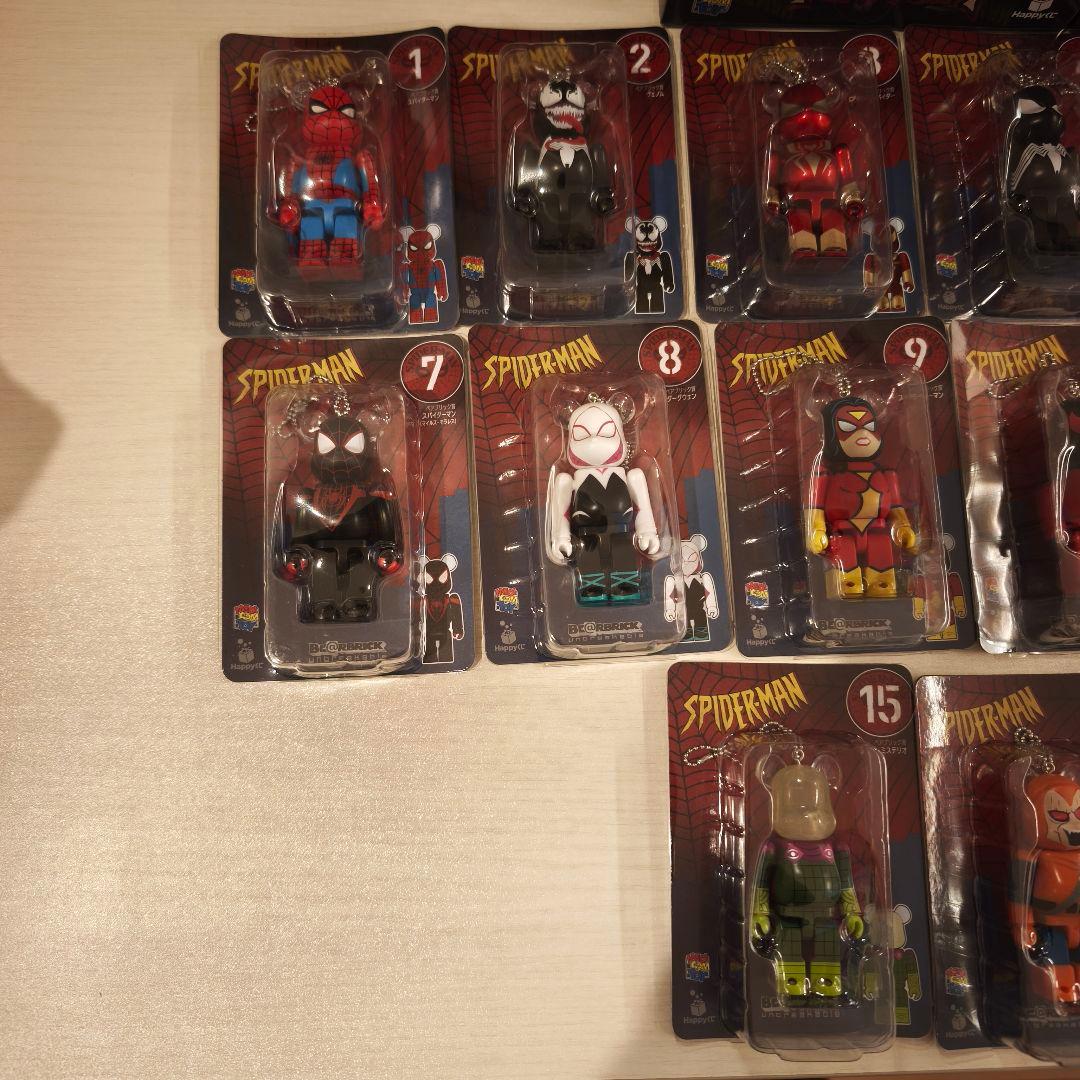 ベアブリックヴェノムスパイダーマン　ハッピーくじ　SP賞　LAST賞他まとめ売り