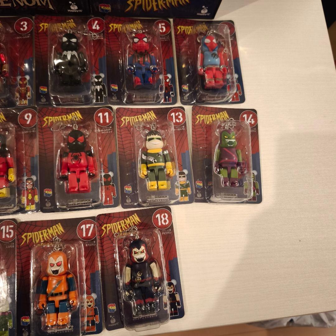 ベアブリックヴェノムスパイダーマン　ハッピーくじ　SP賞　LAST賞他まとめ売り