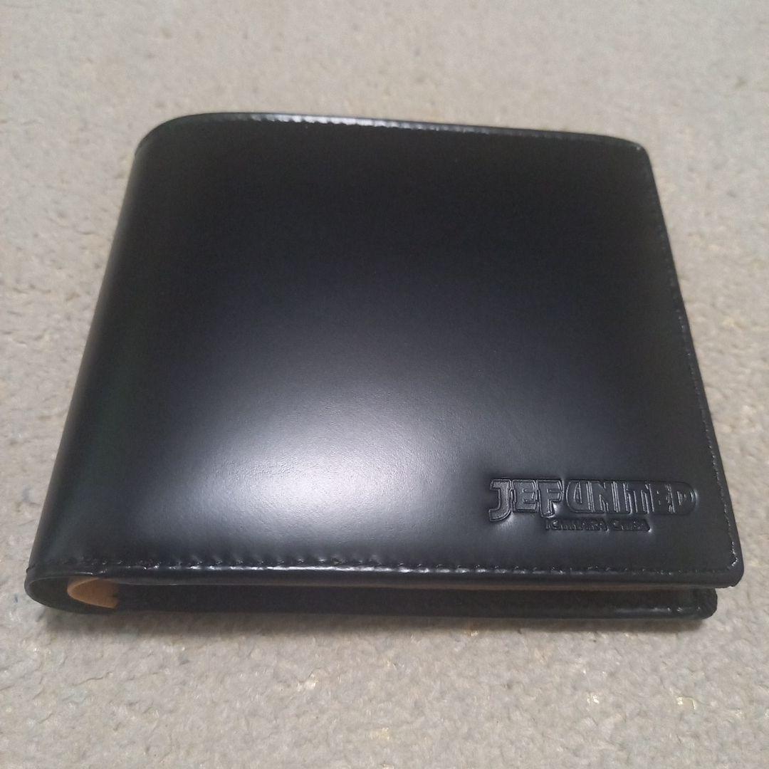 【aycojさん検討用】ジェフ市原・千葉 本革製札入れ ブラック