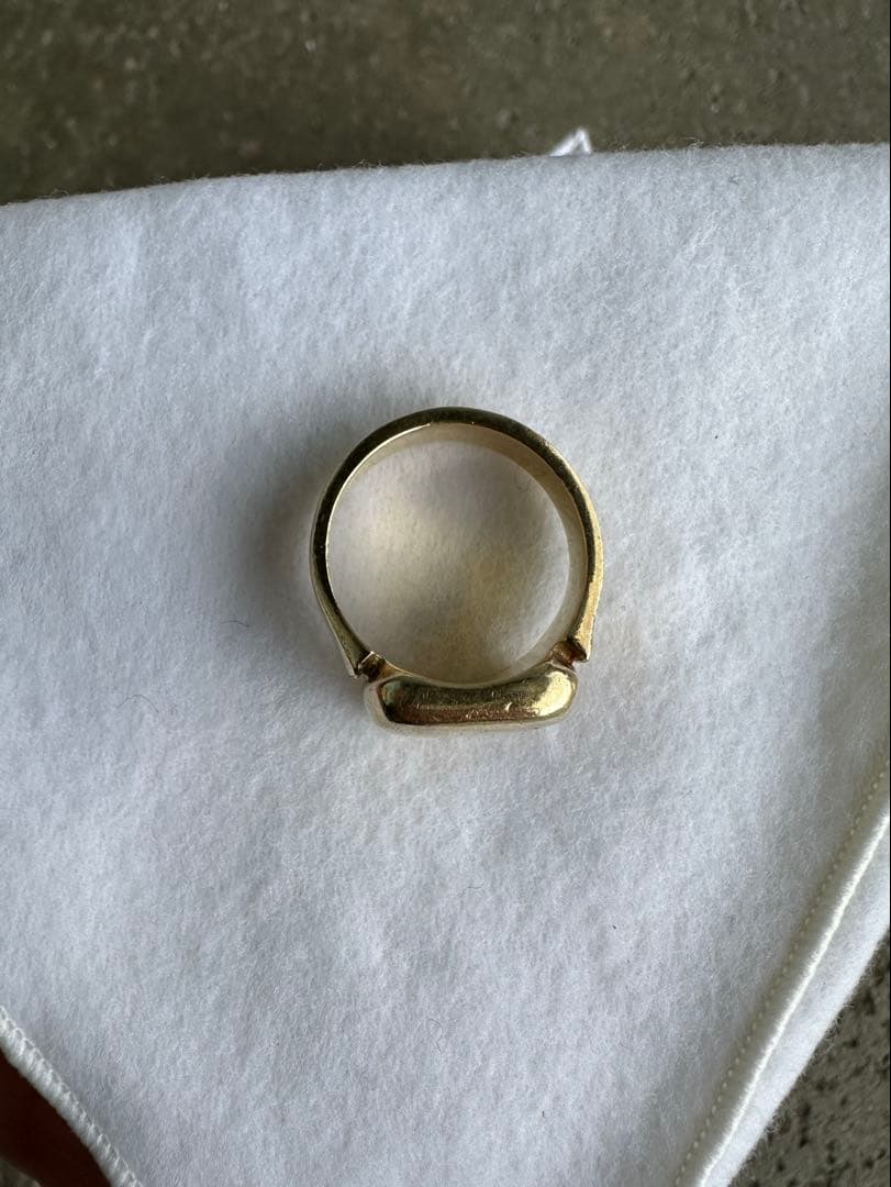 か*様 BOTTEGA VENETA ボッテガ　ゴールドスクエアリング