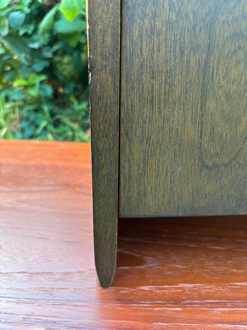 希少　karimoku カリモク　電話台　花台　飾り棚　平成レトロ　彫刻