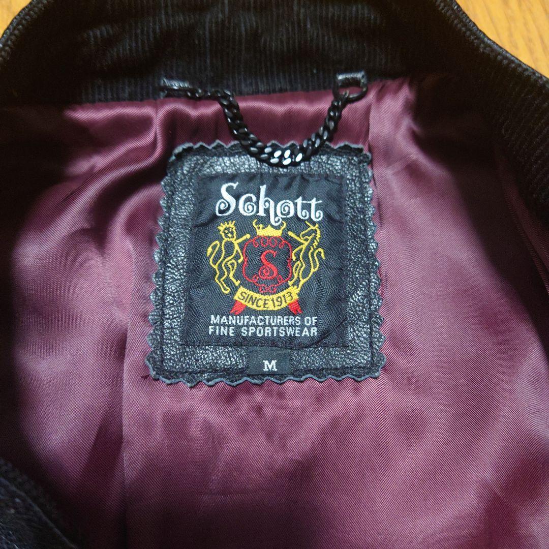 ショット Schott シングルライダースジャケット ゴートスキン