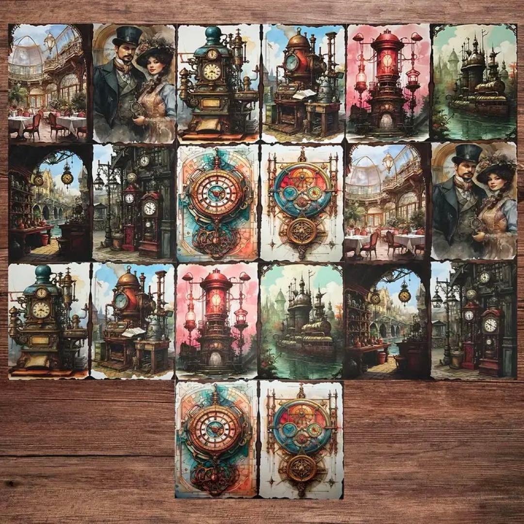 みっちさん被り無しデザインペーパー35種類(非売品入り)とPETマステセット