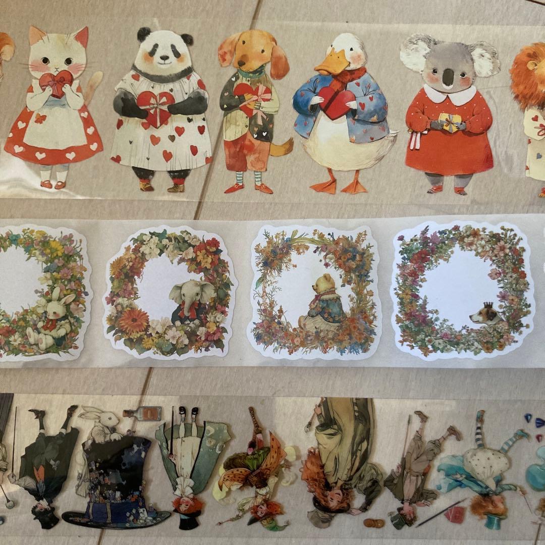 みっちさん被り無しデザインペーパー35種類(非売品入り)とPETマステセット