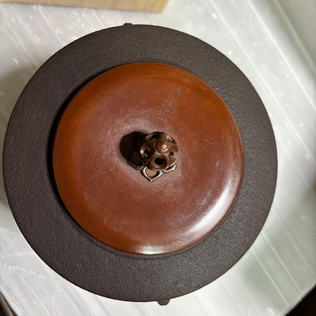 茶道具　筒形釜　お茶道具