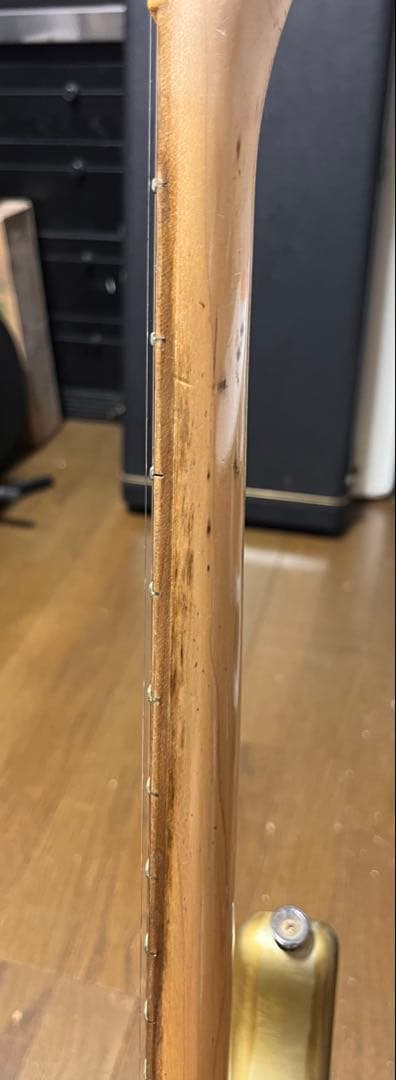 ジャンク！メイビス・ショートスケール・ストラト！加工あり。ハードケース付き！