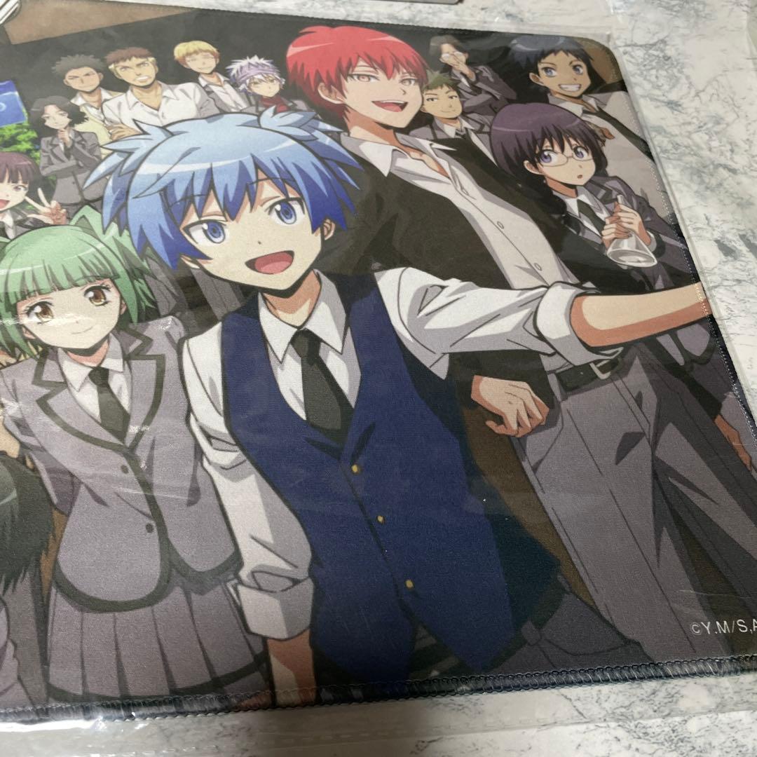 暗殺教室　デスクマット　フジテレビ　再放送エンディング　赤羽業　潮田渚　10周年