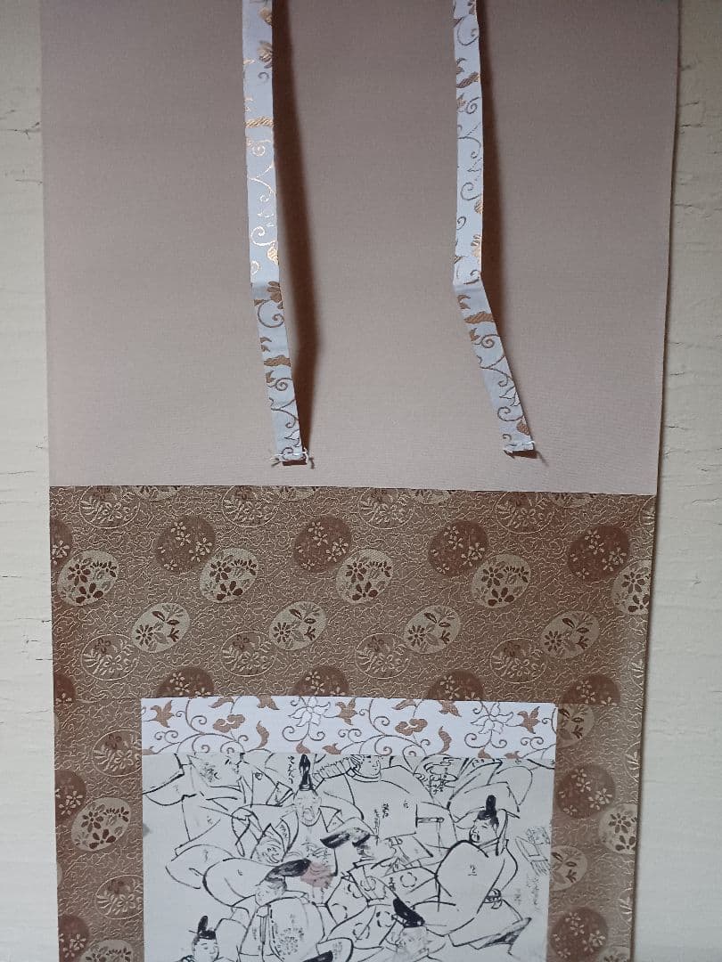 江戸屋の原画　掛軸　1233x424mm E435　三十六歌仙下絵　 伝酒井抱一