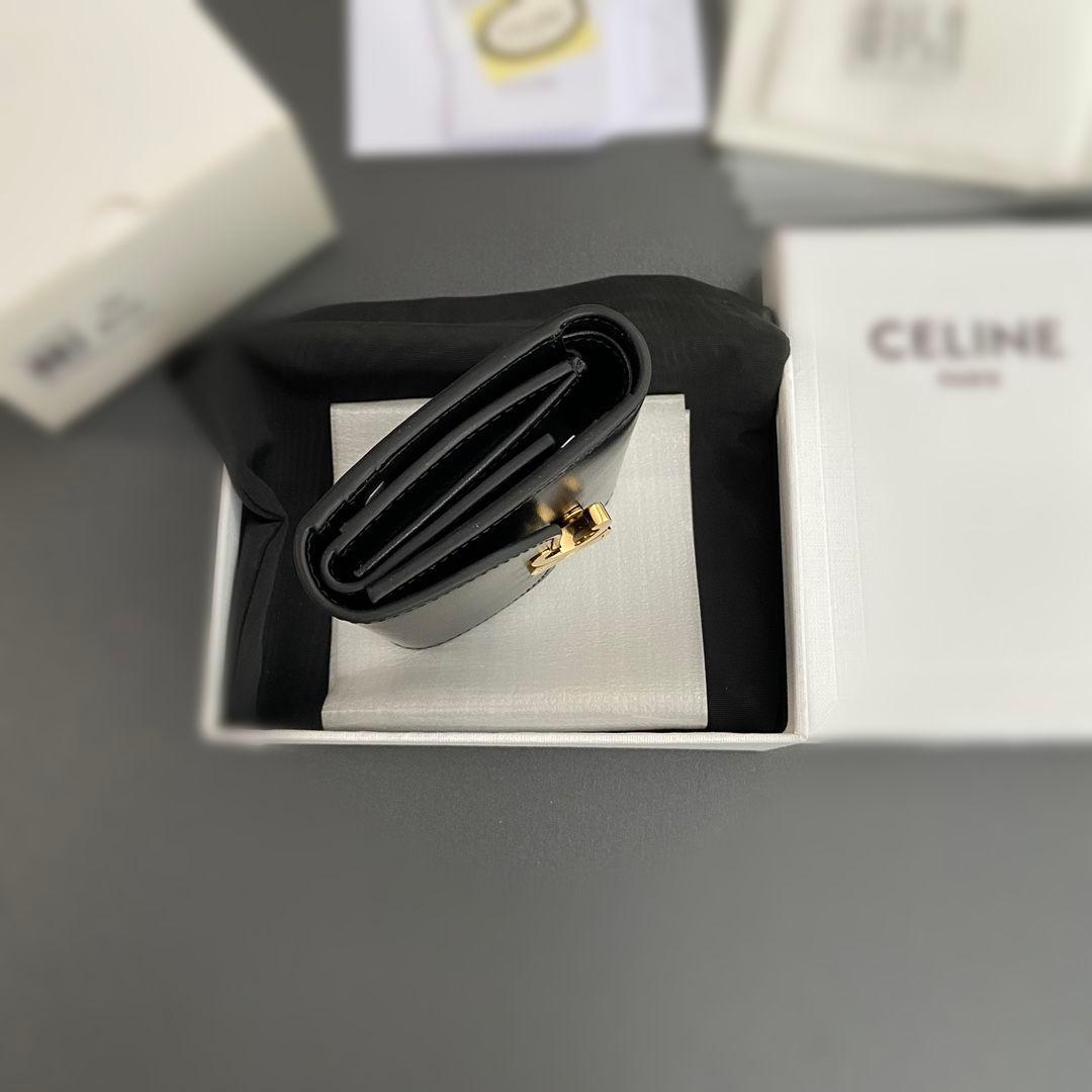 美品 CELINE 三つ折り財布