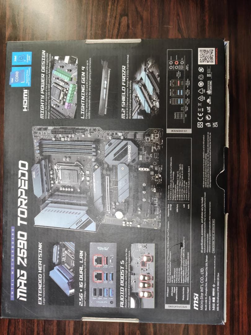 i5-11500 ＆ MSI MAG Z590 TORPEDO