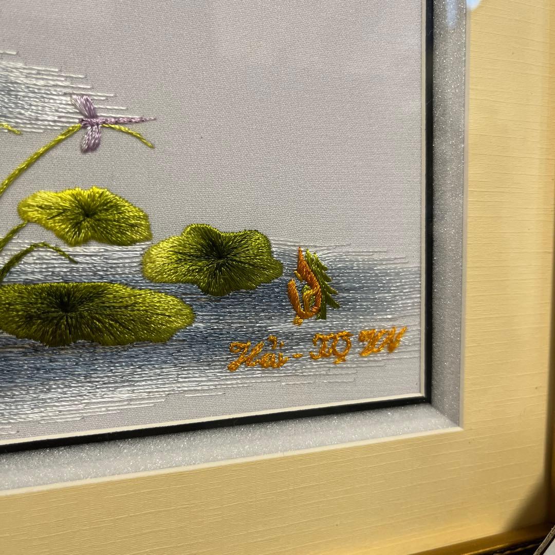 ベトナム刺繍絵　Lifestyle of the Countryside